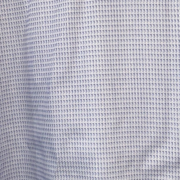 Steven Azzolina Classic Patterned Blue Button Down Dress Shirt - Picture 2 of 8